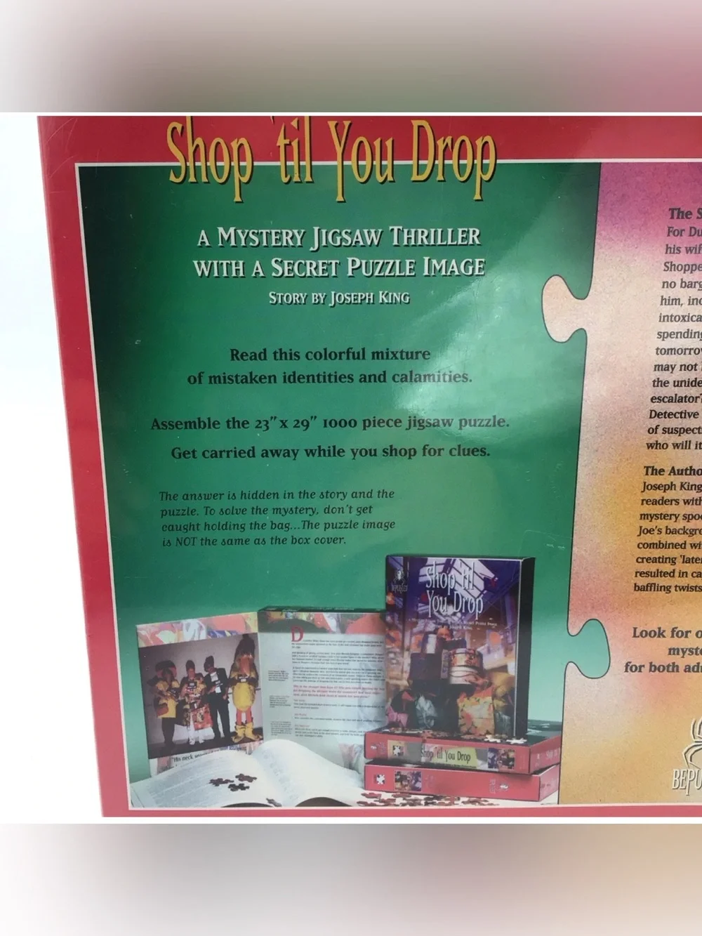 Vtg Be Puzzled Shop Til' You Drop Mystery Puzzle Game New Sealed